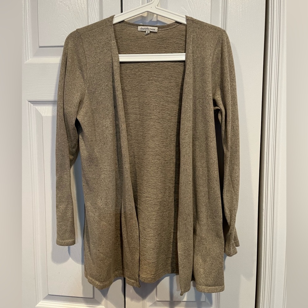 Charlotte Russe Tan Caridgan